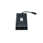 ADJ 143-00018 HUB DOCK MULTIPORT TYPE C 3 PORTE USB 3.1 + LETTORE SD / MICRO SD 