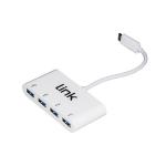 LINK LKCCH01 HUB CON 4 PORTE USB 3.0 CONNETTORE USB-C