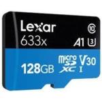 LEXAR MEMORIA MICRO SD 128GB HC 633X 128GB LEXAR MICROSDXC 633X W/ADAT.GLOBAL