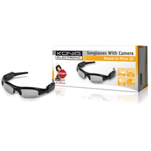 KONIG SEC-DVRSG10 OCCHIALI CON TELECAMERA NASCOSTA + MICROFON O + SD