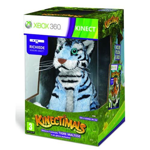 MICROSOFT XBOX 360 KINECTIMALSHN GIOCO + PELUCHE 
