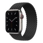 EVA FRUIT AW44LOOPK CINTURINO IN FIBRE DI SILICONE BLACK PER APPLE WATCH 42-44-45MM + SCREEN PROTECTOR