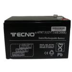 TECNO 08.104 BATTERIA RICARICABILE 12V 9A ERMETICA AL PIOMBO