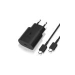 SAMSUNG EP-TA800XBEGWW CARICABATTERIA 25W + CAVO TYPE-C BLACK
