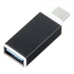 ADATTATORE OTG DA USB A TYPE C 3.0 BLACK