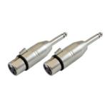 RIDEM RDM CN6 ADATTATORI XLR F / JACK 6.3MM MONO