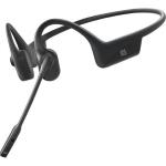 SHOKZ OPENCOMM CUFFIE CON MICROFONO AD ASTA BLUETOOTH CONDUZIONE OSSEA BLACK