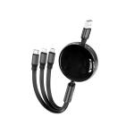 HOCO CAVO 3 IN 1 DA USB A LIGHNING / MICRO / TYPE-C 1 MT