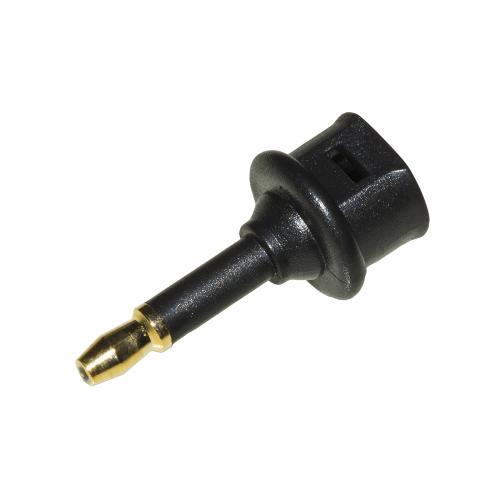 LINK ADATTATORE AUDIO TOSLINK FEMMINA - 3,5MM. MINI JACK MASCHIO