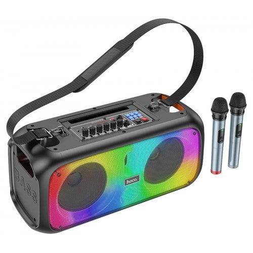 HOCO BS54 SISTEMA HOME AUDIO BLUETOOTH + 2 MICROFONI WIRELESS