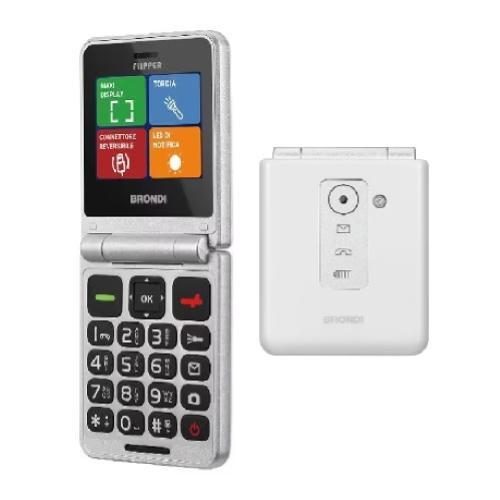 BRONDI FLIPPER CELLULARE GSM DUAL SIM WHITE
