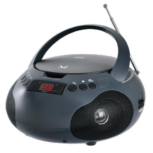 MAJESTIC AH-164 LETTORE CD/MP3 RIPRODUTTORE DI CASSETTE  PORTATILE RADIO CON INGRESSO USB BLACK 