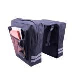 BORSA DOPPIA PER BICI UNISEX ADULTO GRIGIO/NERO