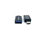 MAXLIFE ADATTATORE OTG DA USB A TYPE C 3.0 BLACK