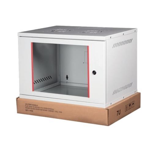 DIGITUS LK1907U40S ARMADIO RACK 19" A MURO 7U 19" (L) 542 mm (P) 400 mm COLORE GRIGIO DISASSEMBLATO