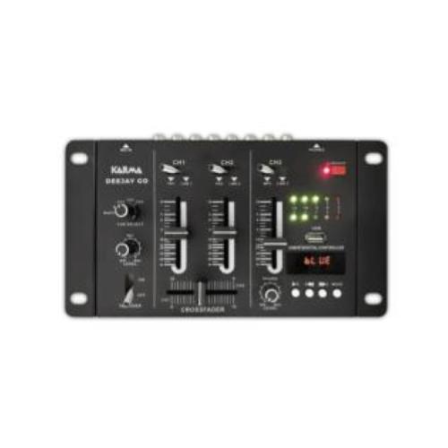 DEEJAY GO  MIXER STEREO BT 2 INGRESSI PHONE 3 LINEA 2 MICROFONI