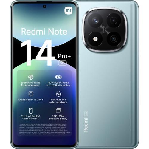 XIAOMI REDMI NOTE 14 PRO + 5G 8GB 256GB DISPLAY 6,67 50MP+ 50MP+ 2MP@ 20MP 6200 mAh BLUE