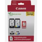 CANON PIXMA CANON PG-545/CL-546 NERO/COLORE + 50FG 10X15 CARTUCCE+CARTA MULTIPACK