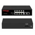 TECNO TC-P8EH2EH  SWITCH POE DI RETE 8 PORTE 10/100 