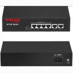 TECNO TC-P4EH2EH SWITCH DI RETE 6 PORTE CON 4 PORTE POE 10/100 