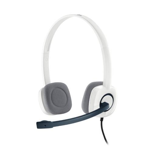 LOGITECH H150 STEREO CUFFIE + MICROFONO BIANCHE