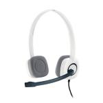 LOGITECH H150 STEREO CUFFIE + MICROFONO BIANCHE
