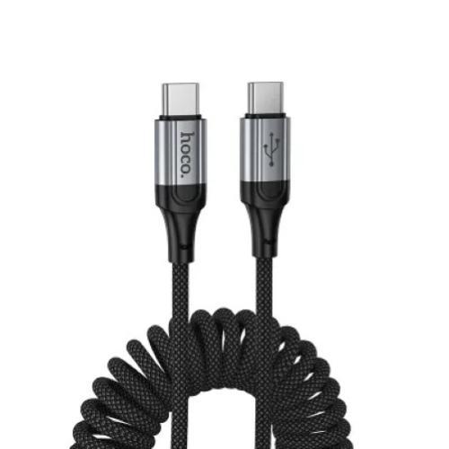HOCO X121 CAVO USB TYPE-C TO TYPE-C ASPIRALE