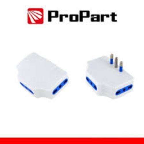 PROPART PEA1018-W ADATTATORE PRESA TRIPLA 10716A 