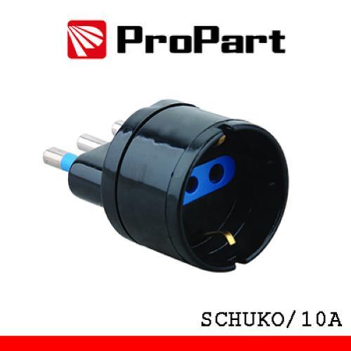 PROPART PES1007-BKP ADATTATORESCHUKO SPINA 16A