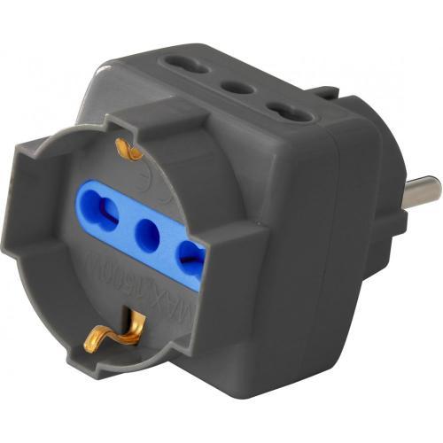 PROPART PES1040A-BKP ADATTATORE 3 POS TRIPLO SCHUK 