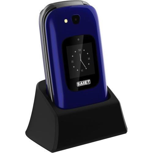 SAIET PRIME CELLULARE PER SENIOR TASTI E CARATTERI GRANDI AUDIO AMPLIFICATO BLUE