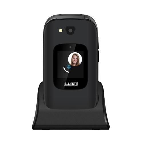 SAIET PRIME CELLULARE PER SENIOR TASTI E CARATTERI GRANDI AUDIO AMPLIFICATO BLACK