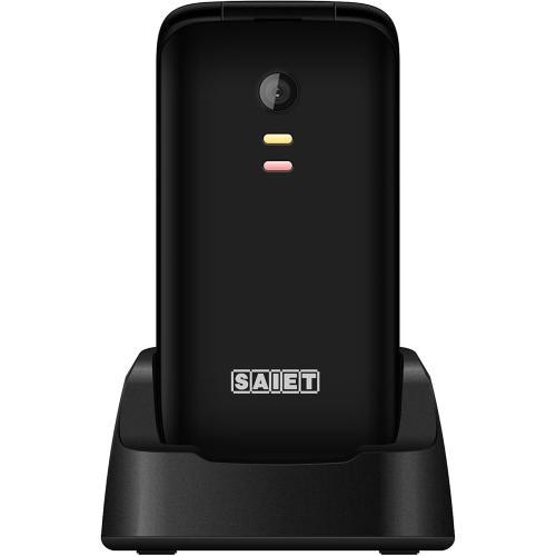 SAIET SCUDOTRE CELLULARE PER SENIOR TASTI E CARATTERI GRANDI AUDIO AMPLIFICATO BLACK