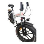 WIZY LUCKEEP FAT BIKE 20X4 250W 36V BATTERIA 10 AH LCD COLORI CAMBIO SHIMANO A 7 BIANCA