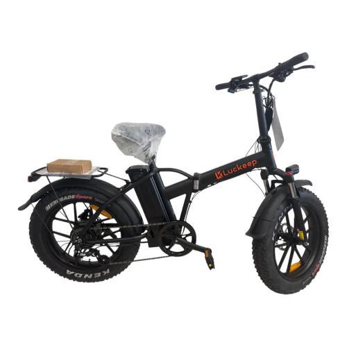 WIZY LUCKEEP FAT BIKE 20X4 250W 36V BATTERIA 10 AH LCD COLORI CAMBIO SHIMANO A 7 NERA