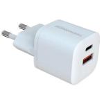 TECNONEW TN-883AC-20W CARICATORE DA PARETE USB TYPE-C + USB 20W