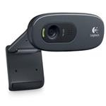 LOGITECH C270 HD WEBCAM 720P 3 MP PHOTO FLEUR DARK