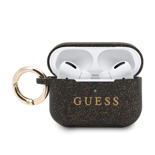 GUESS GUACAPSILGLBK CUSTODIA AIRPODS BLACK