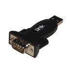 DIGITUS LKCONV23 ADATTATORE DA PC USB 2.0 A PORTA SERIALE RS232 9 PIN MASCHIO CON CAVO CM 80