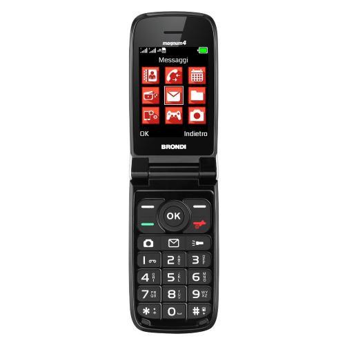 BRONDI MAGNUM 4 DUAL SIM CON FOTOCAMERA MAX DISPLAY CONTROLLO REMOTO WHITE