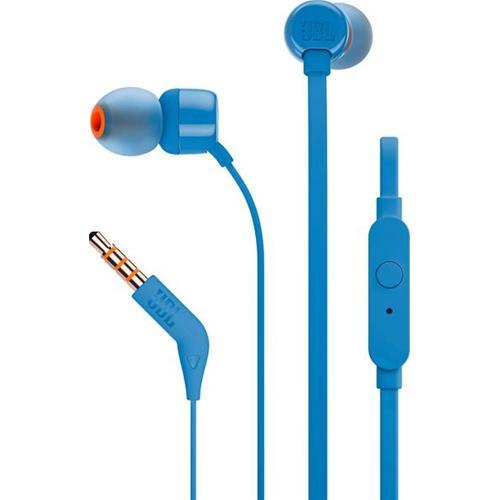 JBL HARMAN T110 AURICOLARI IN EAR HEADSET CON MCIROFONO BLUE