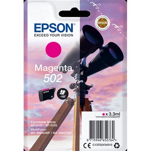 EPSON 502 CARTUCCIA MAGENTA ORIG.