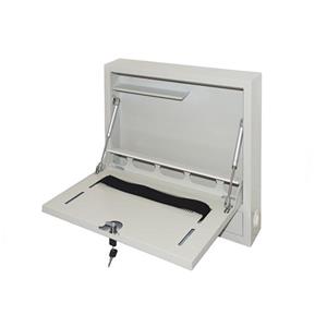 DIGITUS LKLAP02 ARMADIO A MURO PER LAPTOP CON CHIUSURA A CHIAVE COLORE GRIGIO CON PISTONI